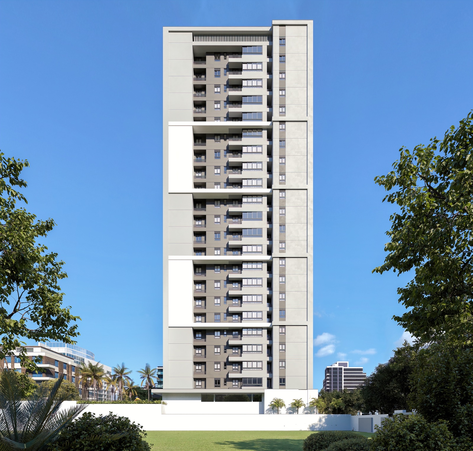 Aurum Residence · estrutura externa